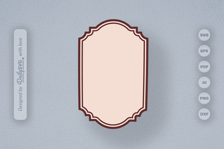 Vintage Bottle Label SVG
