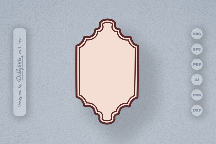 Vintage Bottle Label SVG