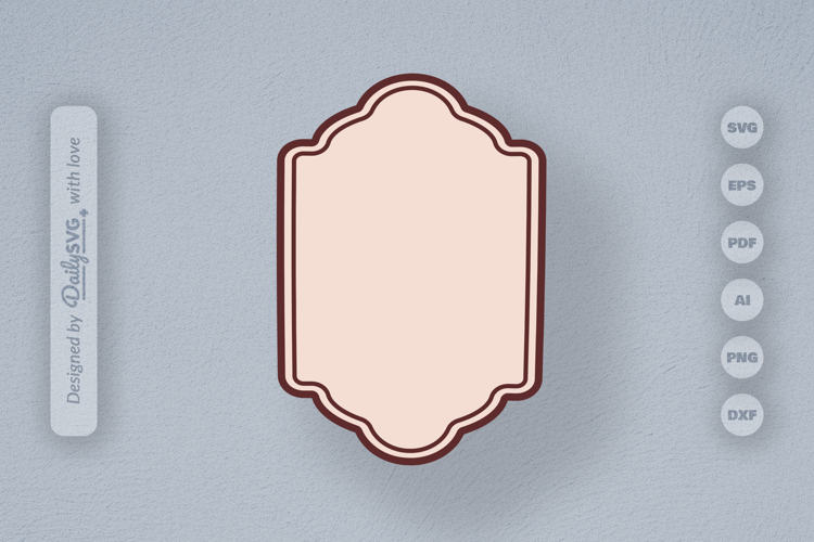 Vintage Bottle Label SVG