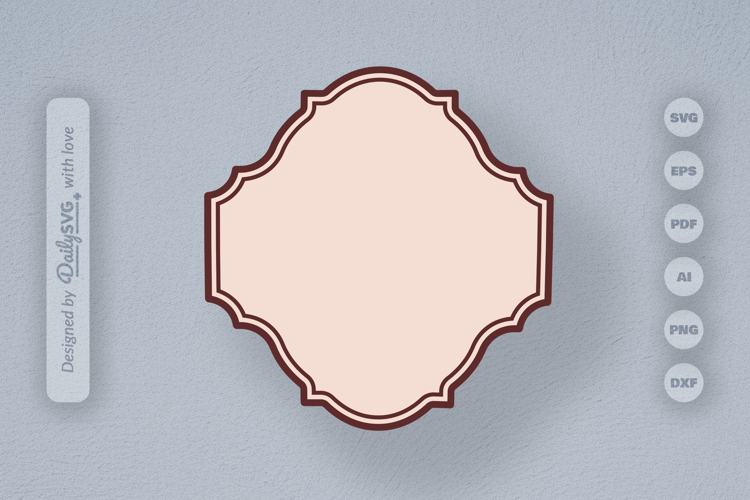 Vintage Bottle Label SVG