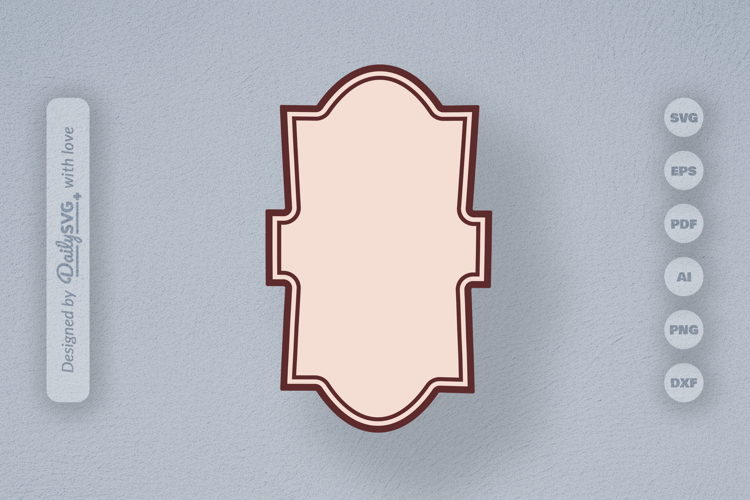 Vintage Bottle Label SVG