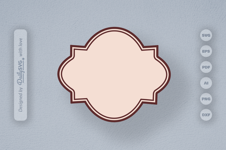 Vintage Bottle Label SVG