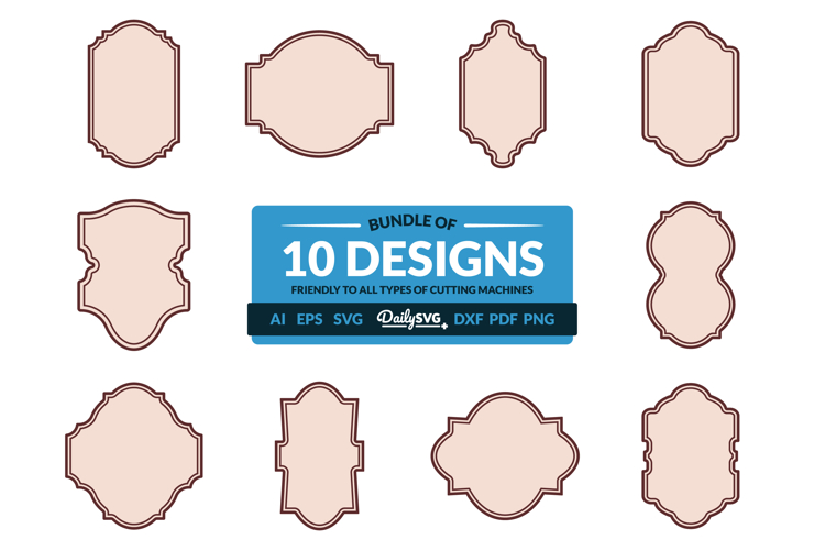Vintage Bottle Label SVG