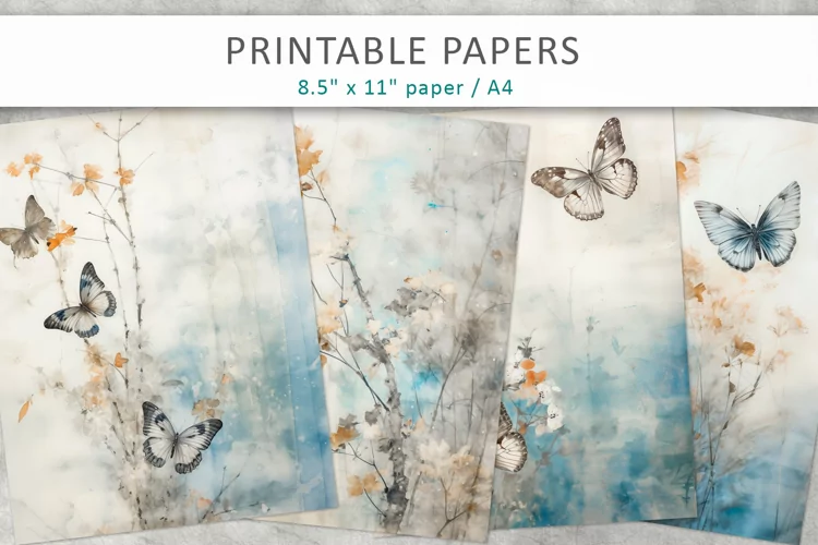 Butterfly Junk Journal Kit