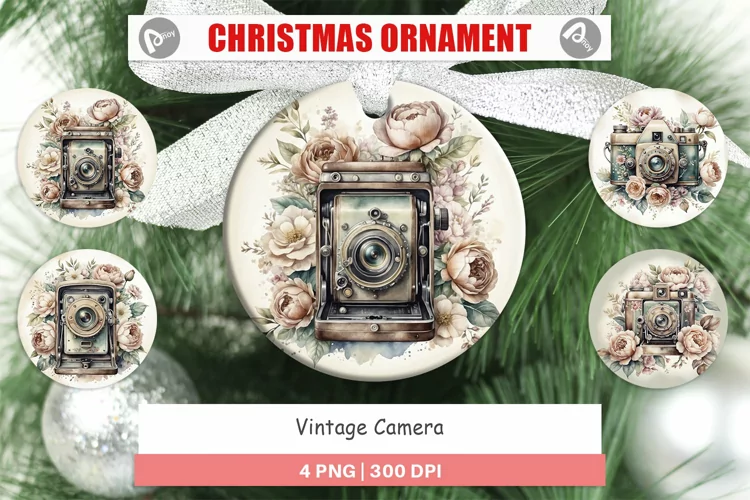 Ornament Vintage Camera