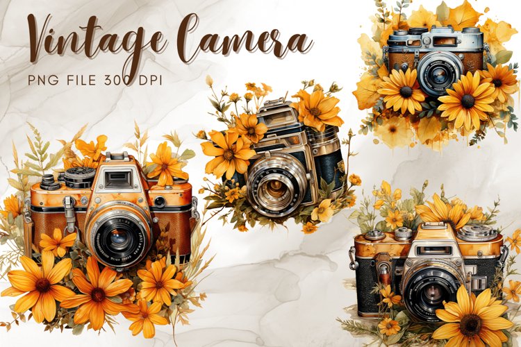 Vintage Camera Clipart Image 8