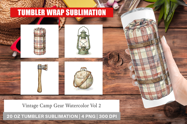Vintage Camp Gear Tumbler