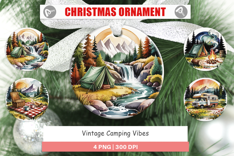 Ornament Vintage Camping Vibes