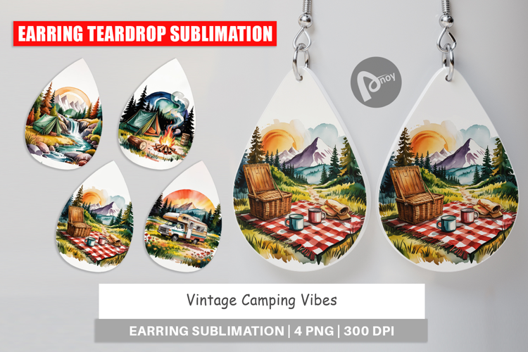Earring Vintage Camping Vibes