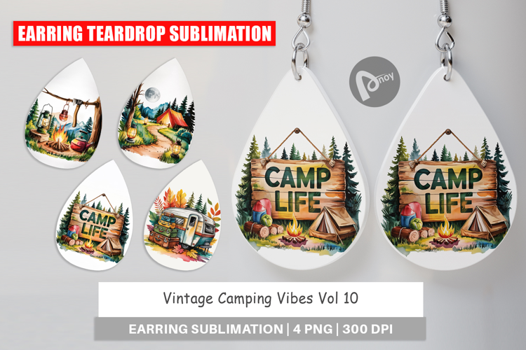 Earring Vintage Camping Vibes