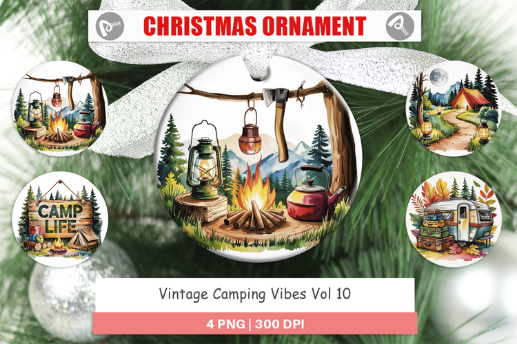 Ornament Vintage Camping Vibes