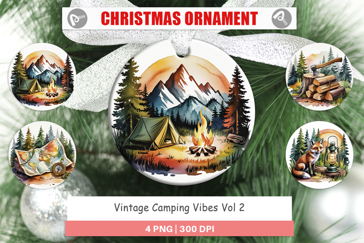 Ornament Vintage Camping Vibes