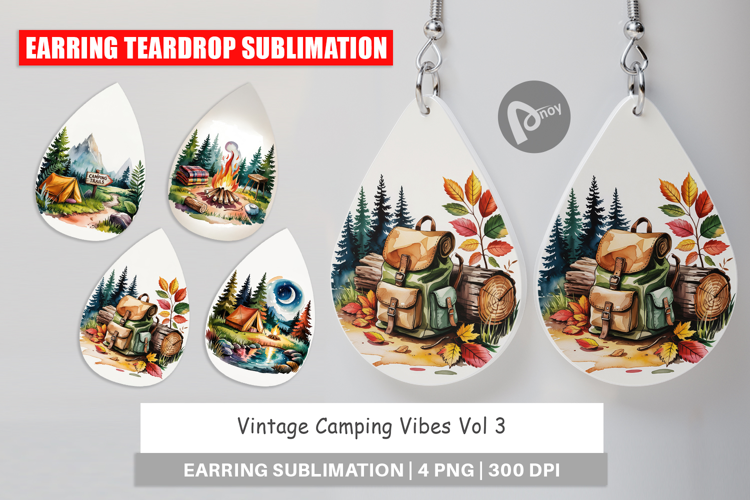 Earring Vintage Camping Vibes