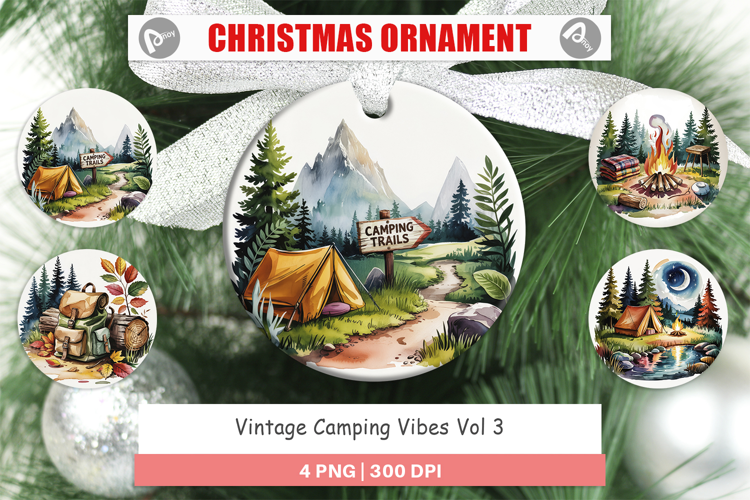 Ornament Vintage Camping Vibes