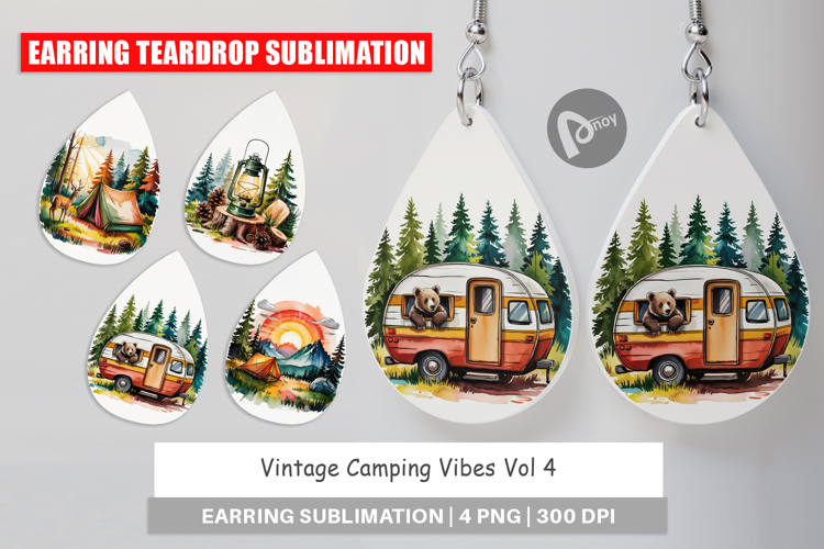 Earring Vintage Camping Vibes