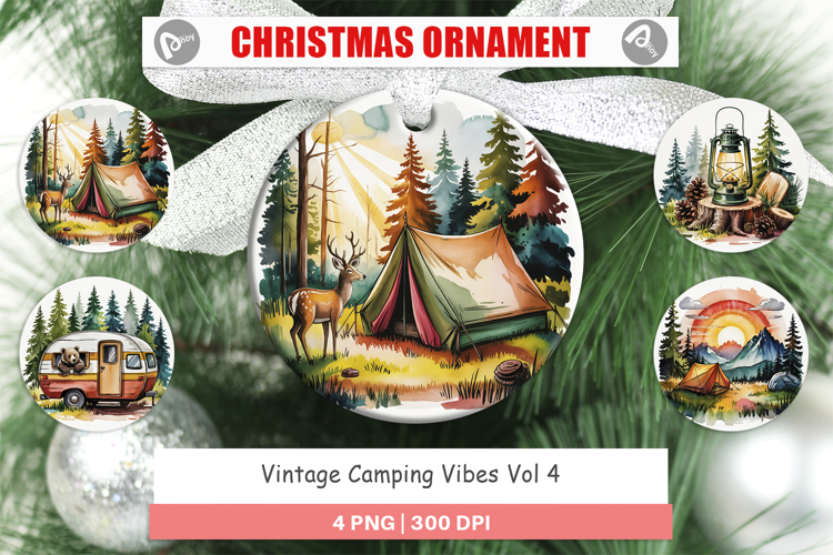 Ornament Vintage Camping Vibes