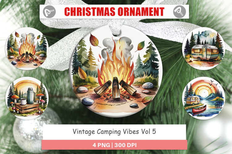 Ornament Vintage Camping Vibes