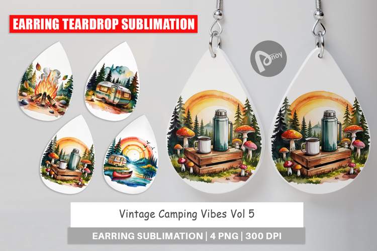 Earring Vintage Camping Vibes
