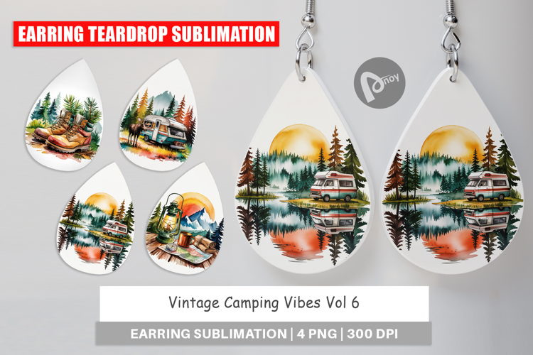 Earring Vintage Camping Vibes