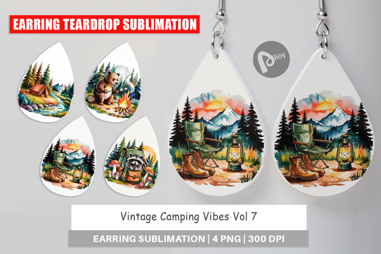 Earring Vintage Camping Vibes