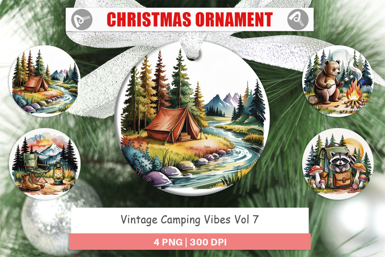 Ornament Vintage Camping Vibes
