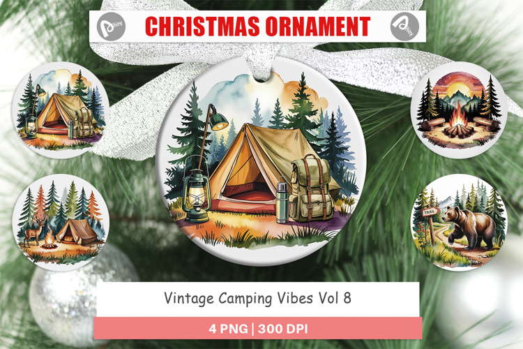 Ornament Vintage Camping Vibes