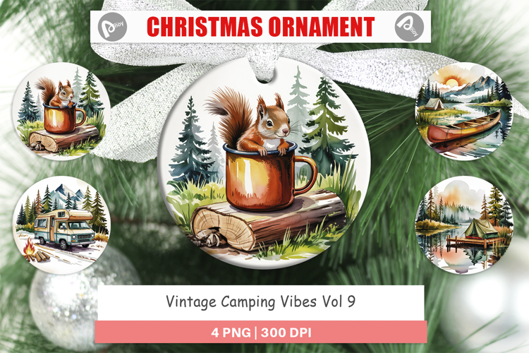 Ornament Vintage Camping Vibes