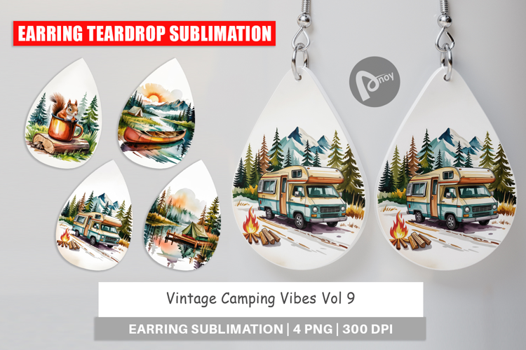 Earring Vintage Camping Vibes