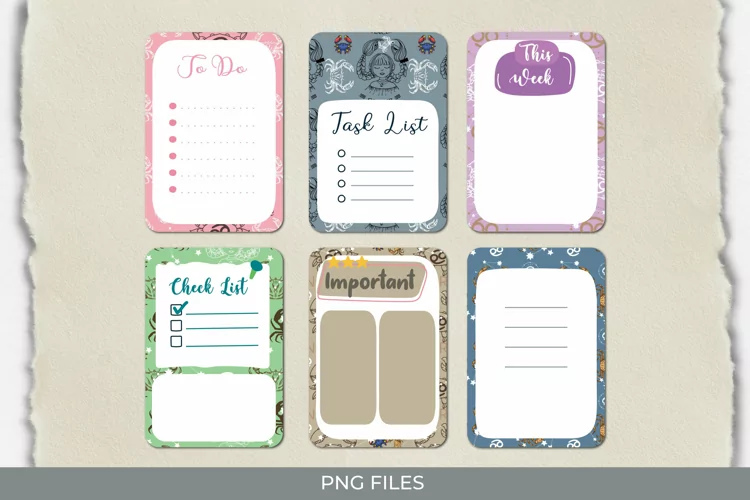 Vintage Cancer Sign Seamless Pattern Shaped Journaling Area