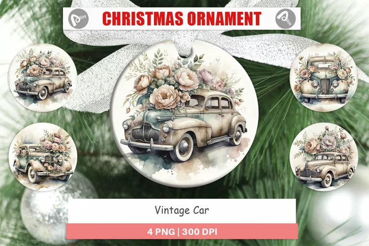 Ornament Vintage Car