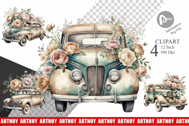 Vintage Car Clipart