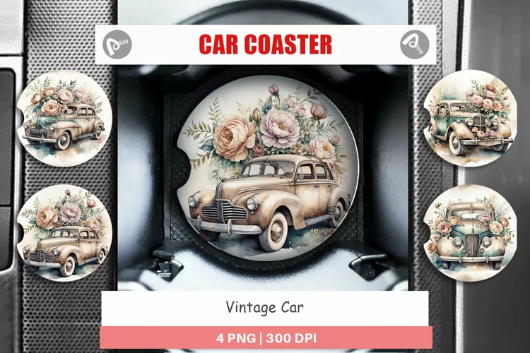 Car Coaster Vintage Car