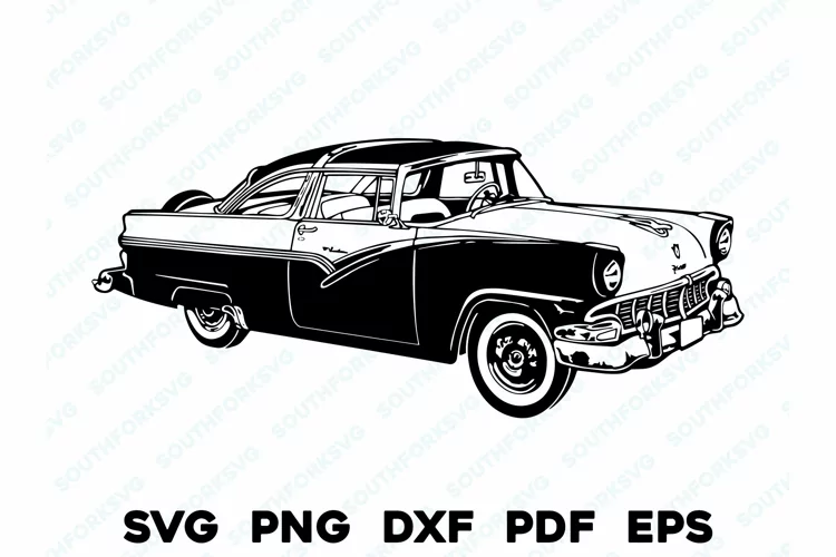 Vintage Classic Antique Car Design Files SVG PNG DXF