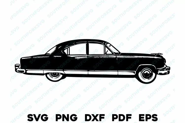 Vintage Classic Antique Car Design Files SVG PNG DXF