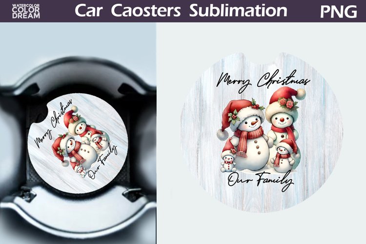 Car Coaster Sublimation Designs Image 9