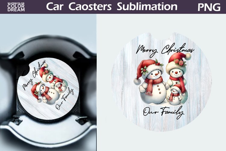 Car Coaster Sublimation Designs Image 8