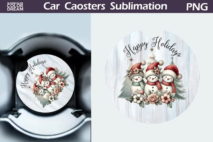 Car Coaster Sublimation Designs Image 24
