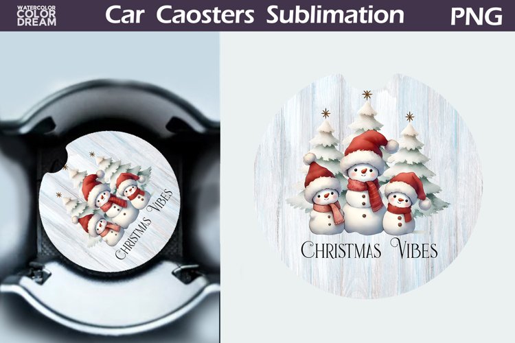 Car Coaster Sublimation Designs Image 21
