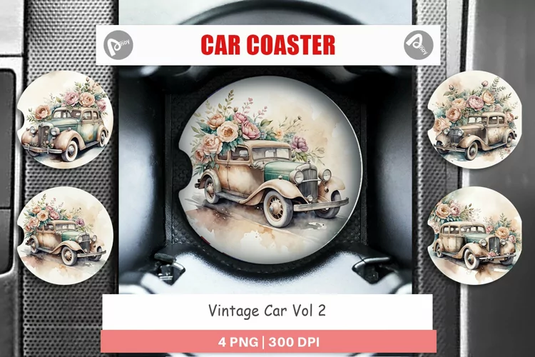 Car Coaster Vintage Car