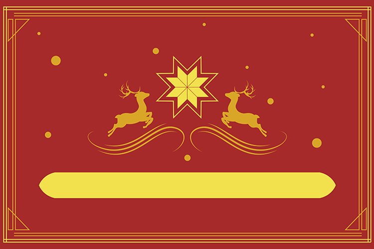 Reindeer Silhouette Image 2