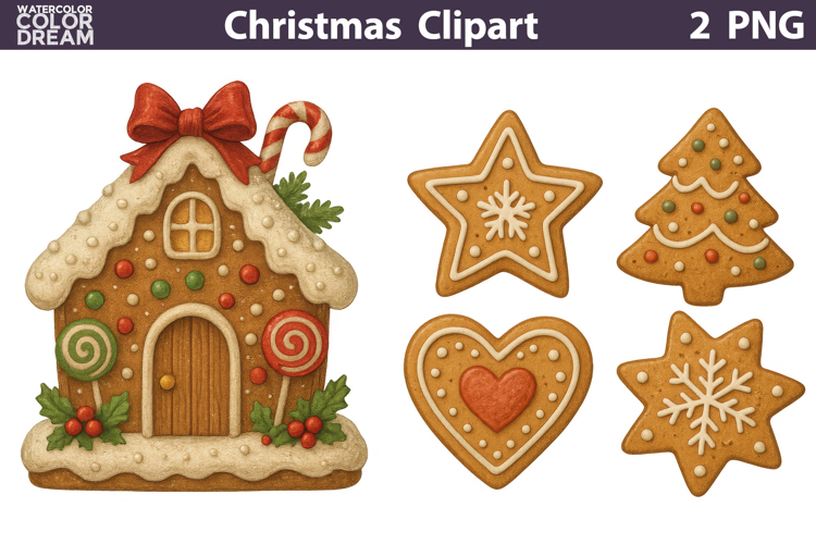 Gingerbread Clipart Image 16