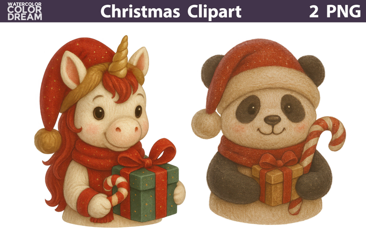Vintage Christmas Clipart | Cute Christmas Sublimation