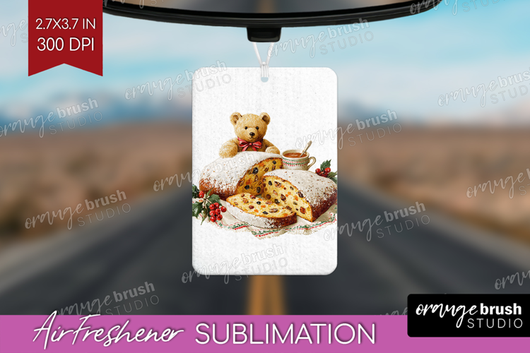 Vintage Christmas Air Freshener PNG - Retro Xmas PNG