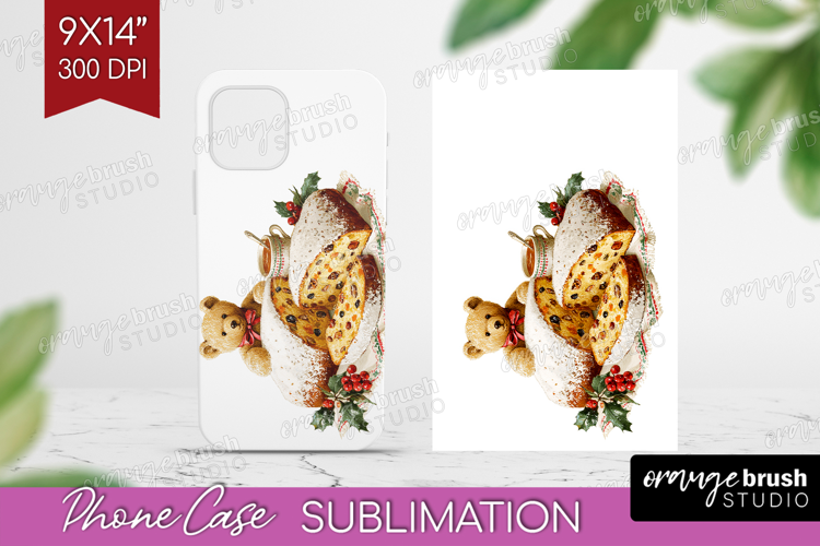 Vintage Christmas Phone Case PNG - Retro Xmas Case PNG