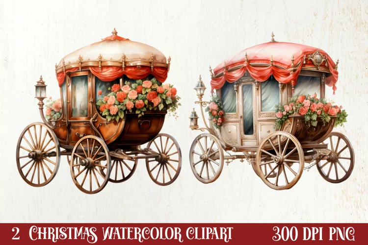 Vintage Christmas Clipart Sublimation, Christmas Clipart