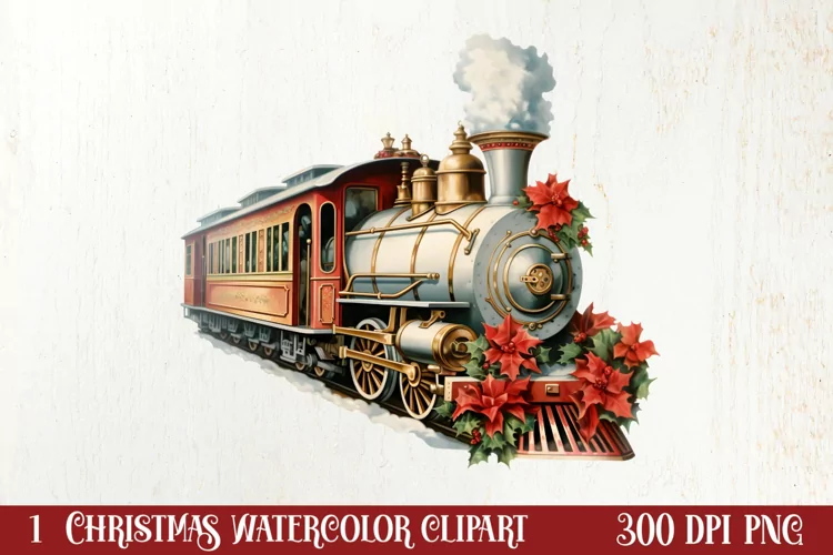 Vintage Christmas Clipart Sublimation, Christmas Clipart
