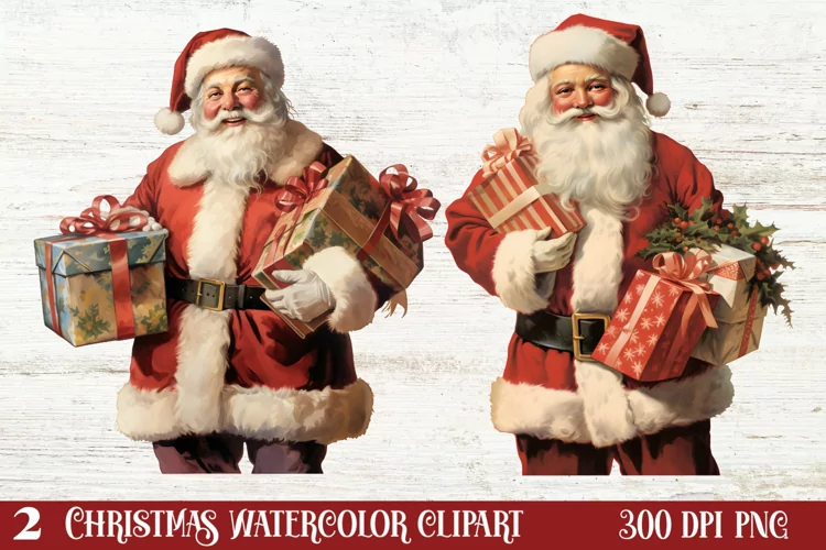 Vintage Christmas Clipart, Vintage Christmas Clipart