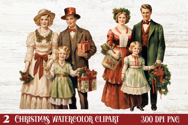 Vintage Christmas Clipart Image 21
