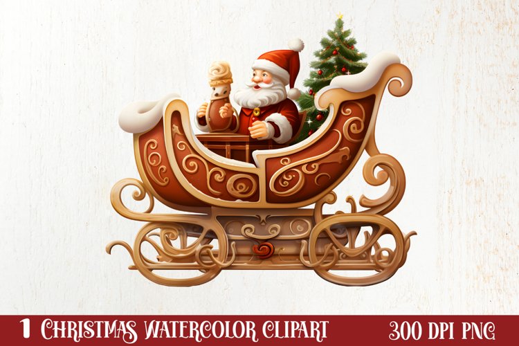 Vintage Christmas Collection Sublimation Clipart