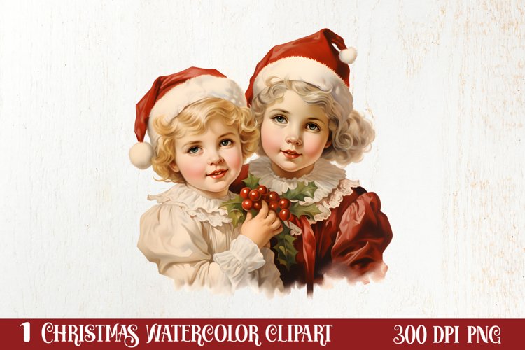 Vintage Christmas Clipart Image 10